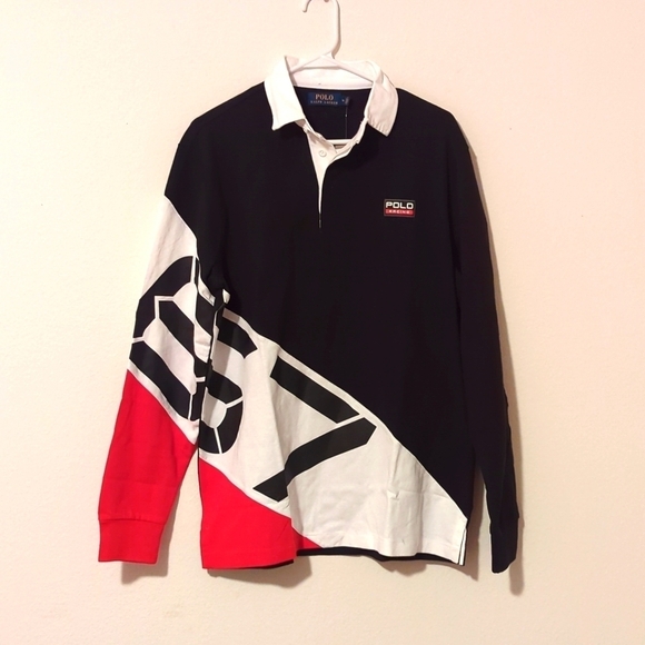 Polo Ralph Lauren Other - Polo Ralph Lauren Men's Classic Fit Racing Rugby Shirt,Long Sleeve Polo,Size M.
